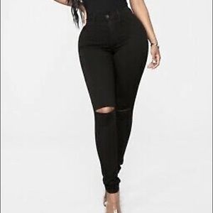 AKIRA Aphrodite Black Stretch Jeans